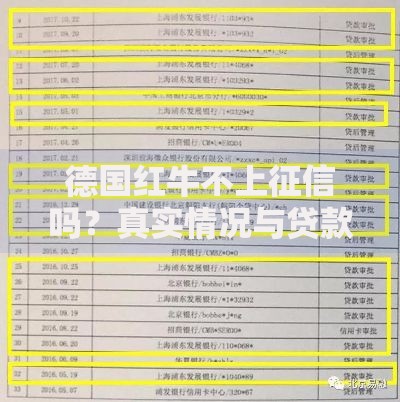 德国红牛不上征信吗？真实情况与贷款风险深度解析