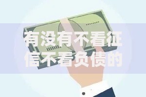 有没有不看征信不看负债的贷款？五类真实融资渠道解析