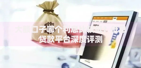大额口子哪个利息比较低？低息贷款平台深度评测