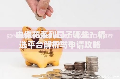 由你花系列口子哪些？精选平台解析与申请攻略