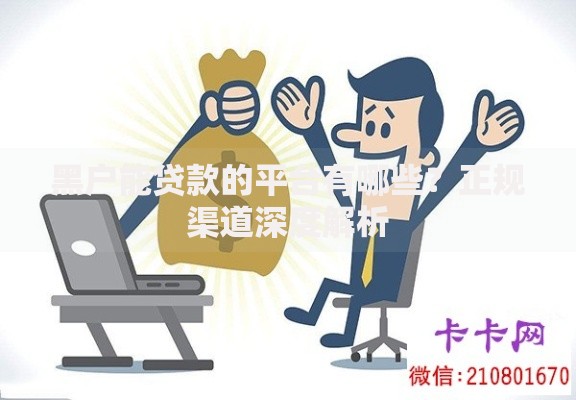 黑户能贷款的平台有哪些？正规渠道深度解析