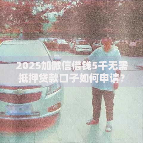 2025加微信借钱5千无需抵押贷款口子如何申请？