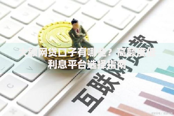 大额网贷口子有哪些？高额度低利息平台选择指南