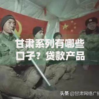 甘肃系列有哪些口子？贷款产品类型及申请条件解析