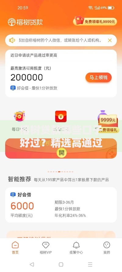 榕树贷款哪些口子好过？精选高通过率平台推荐