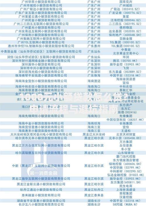 1000元小额贷款怎么贷？申请流程与避坑指南