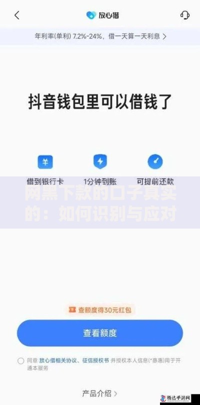 网黑下款的口子真实的：如何识别与应对风险？