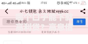 哪个口子能下款高利贷？高息借款渠道深度解析