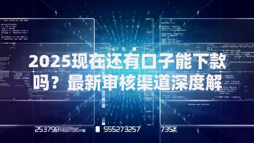 2025现在还有口子能下款吗？最新审核渠道深度解析