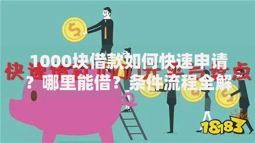 1000块借款如何快速申请？哪里能借？条件流程全解析