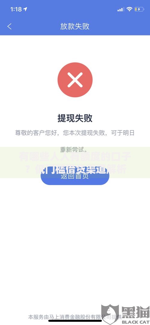 有哪些人人有额度的口子？低门槛借贷渠道解析