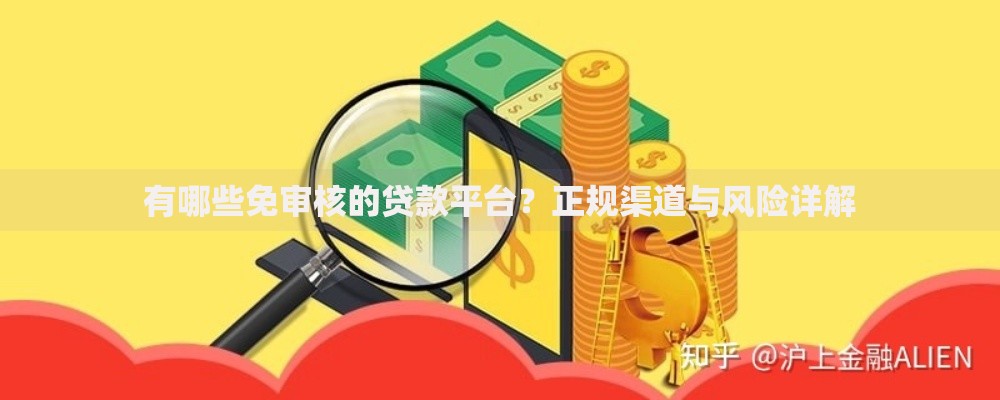 有哪些免审核的贷款平台？正规渠道与风险详解