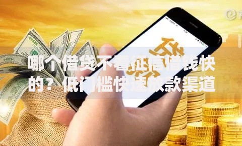 哪个借贷不看征信借钱快的？低门槛快速放款渠道解析