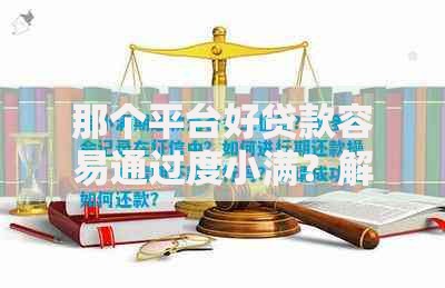 那个平台好贷款容易通过度小满？解析平台优势与申请技巧