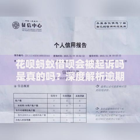 花呗蚂蚁借呗会被起诉吗是真的吗？深度解析逾期后果与法律风险