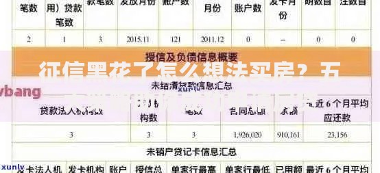 征信黑花了怎么想法买房？五大策略助你成功申请房贷