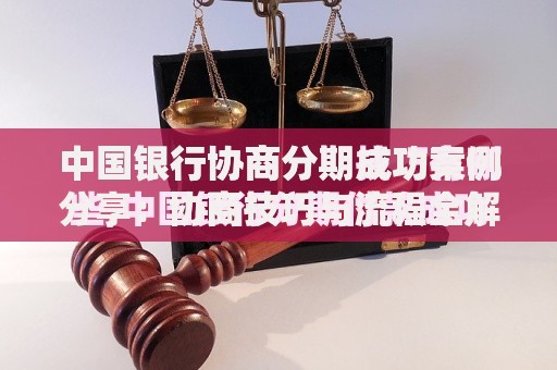 中国银行协商分期成功案例分享：协商技巧与流程全解析