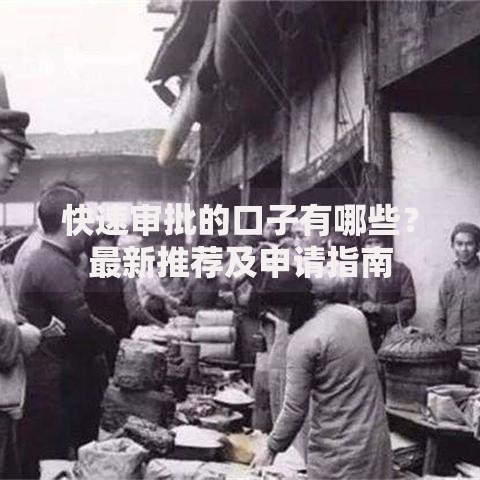 快速审批的口子有哪些？最新推荐及申请指南
