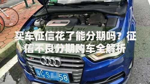 买车征信花了能分期吗？征信不良分期购车全解析