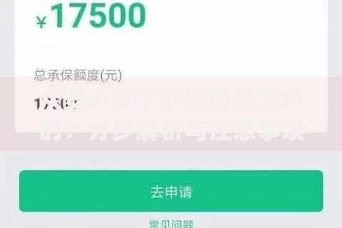 众安小贷下款流程是怎样的？分步解析与注意事项