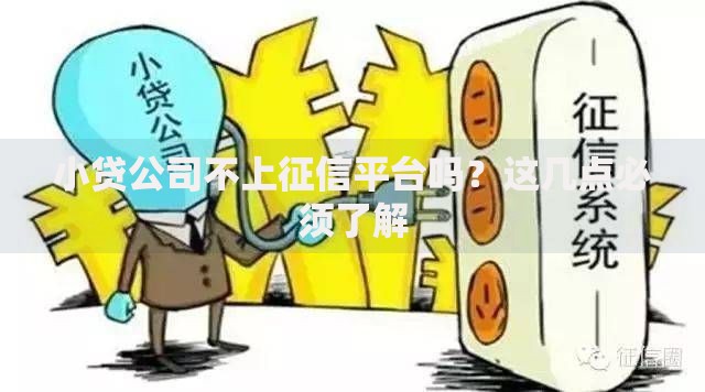 小贷公司不上征信平台吗？这几点必须了解