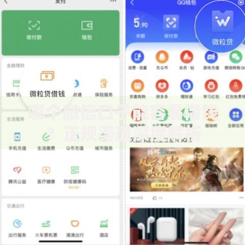 哪个微信口子能容易借钱？正规渠道深度解析