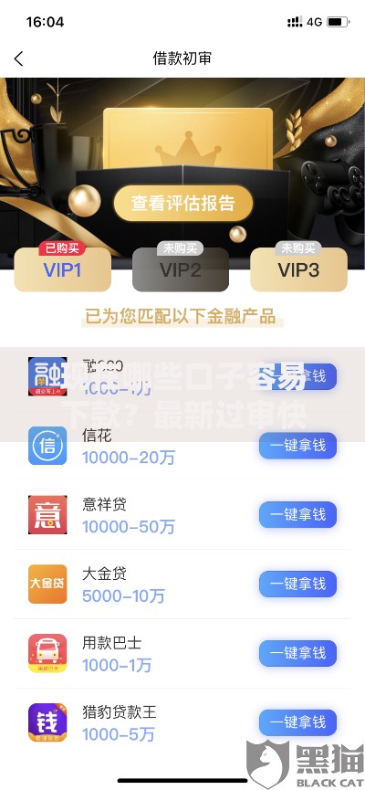 现在哪些口子容易下款？最新过审快的正规平台解析