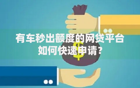 有车秒出额度的网贷平台如何快速申请？