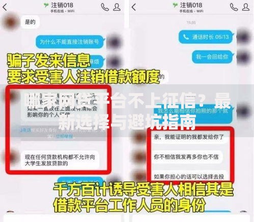 哪家网贷平台不上征信？最新选择与避坑指南