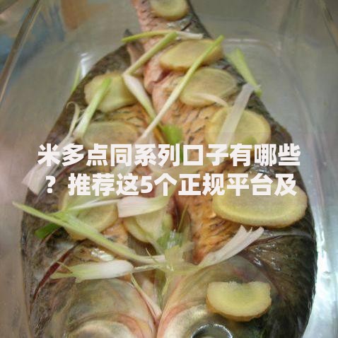 米多点同系列口子有哪些？推荐这5个正规平台及申请攻略