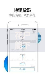 花户能下款的口子2025有哪些最新渠道及申请条件解析