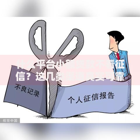什么平台小额贷款不看征信？这几类渠道真实可靠
