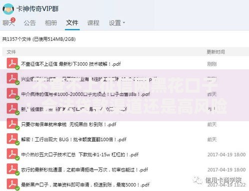 不查不上征信网黑花口子：合法贷款渠道还是高风险陷阱？
