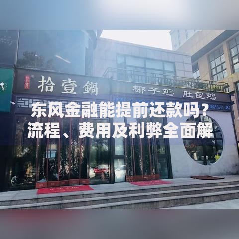 东风金融能提前还款吗？流程、费用及利弊全面解析