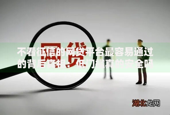 不看征信的网贷平台最容易通过的背后真相：低门槛真的安全吗？