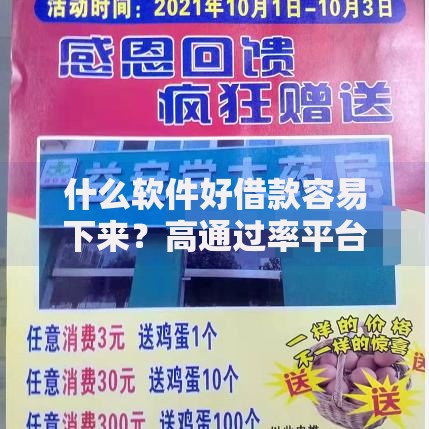 什么软件好借款容易下来？高通过率平台解析