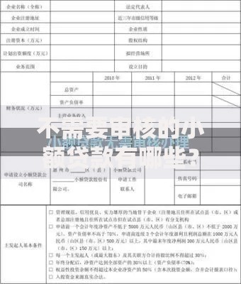 不需要审核的小额贷款有哪些？正规平台与申请指南