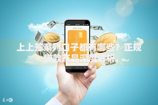 上上签系列口子都有哪些？正规贷款产品深度解析