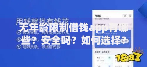 无年龄限制借钱app有哪些?安全吗?如何选择? 无年龄限制借钱app有哪些?安全吗?如何选择?
