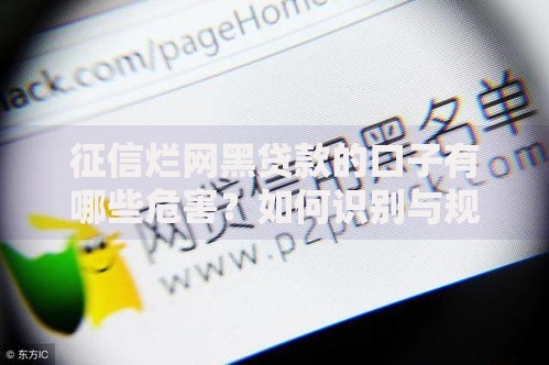 征信烂网黑贷款的口子有哪些危害？如何识别与规避？