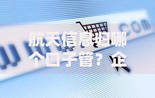 航天信息归哪个口子管?企业贷款政策与申请流程解析 航天信息归哪个口子管?企业贷款政策与申请流程解析