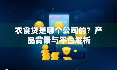 衣食贷是哪个公司的？产品背景与平台解析