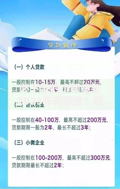 必下款的小额贷款2025年有哪些？权威解析助你快速申批