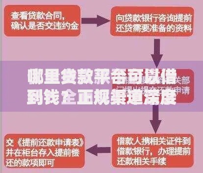 哪里贷款平台可以借到钱？正规渠道深度解析