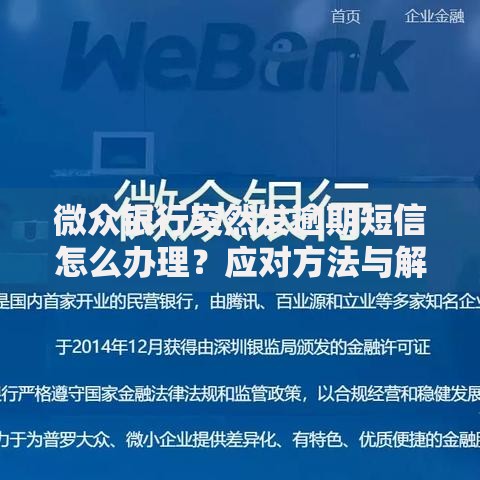 微众银行突然发逾期短信怎么办理？应对方法与解决方案解析