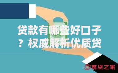 贷款有哪些好口子?权威解析优质贷款渠道与申请技巧 贷款有哪些好口子?权威解析优质贷款渠道与申请技巧