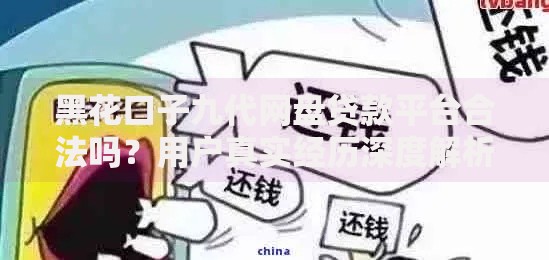 黑花口子九代网盘贷款平台合法吗？用户真实经历深度解析