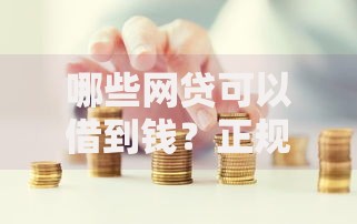 哪些网贷可以借到钱？正规平台选择指南