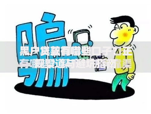 黑户贷款有哪些口子？正规渠道与避坑指南