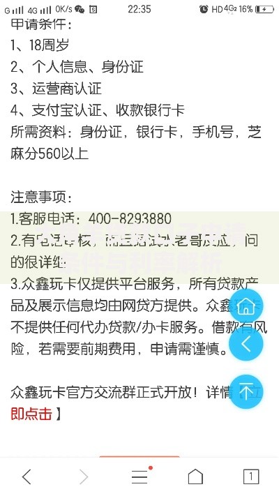 大角羊贷款口子申请条件与利率解析